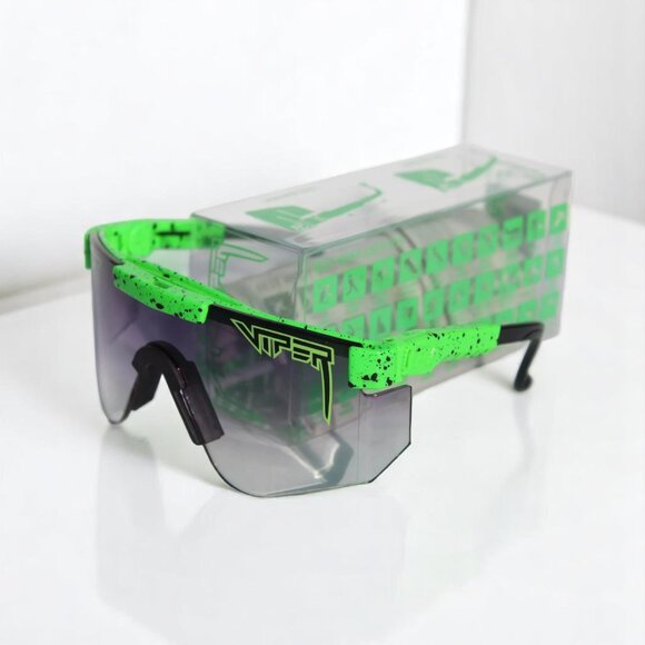 Pit Viper Boomslang Sunglasses Faded Lens Blocks 100% UVA & UVB Beach Sports NWT - Picture 3 of 8